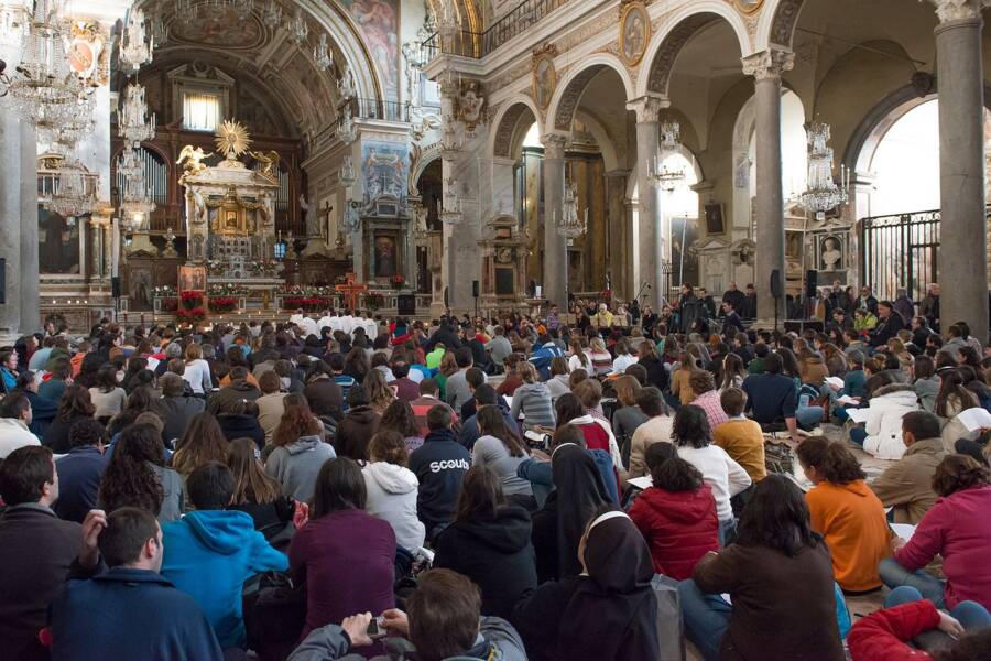Rome prière église